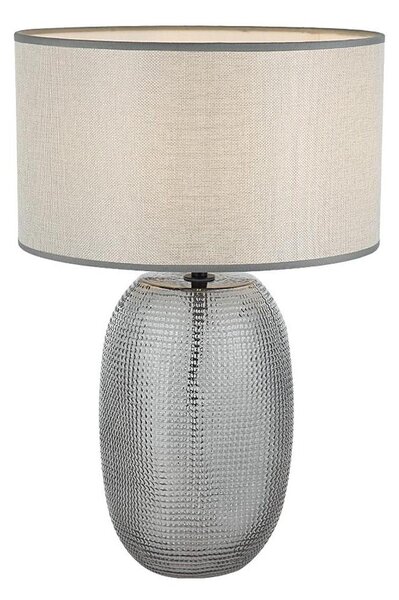 Lampada da tavolo JENIFER 1xE27/40W/230V grigio/fumé