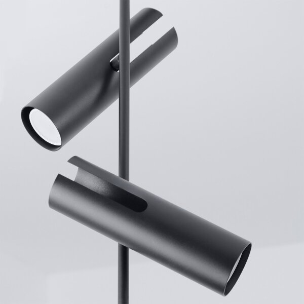 Brilagi - Lampadario a stelo LED RGBW dimmerabile BRANCH 3xGU10/6,5W/230V nero