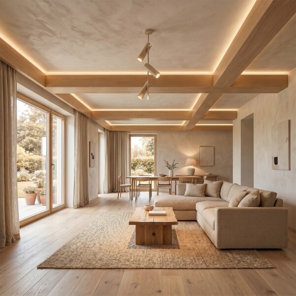 Brilagi - Lampadario a stelo LED RGBW dimmerabile BRANCH 3xGU10/6,5W/230V beige