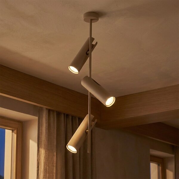 Brilagi - Lampadario a stelo LED RGBW dimmerabile BRANCH 3xGU10/6,5W/230V beige