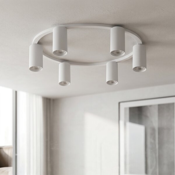 Brilagi - Plafoniera LED RGBW dimmerabile SELE 6xGU10/6,5W/230V bianca