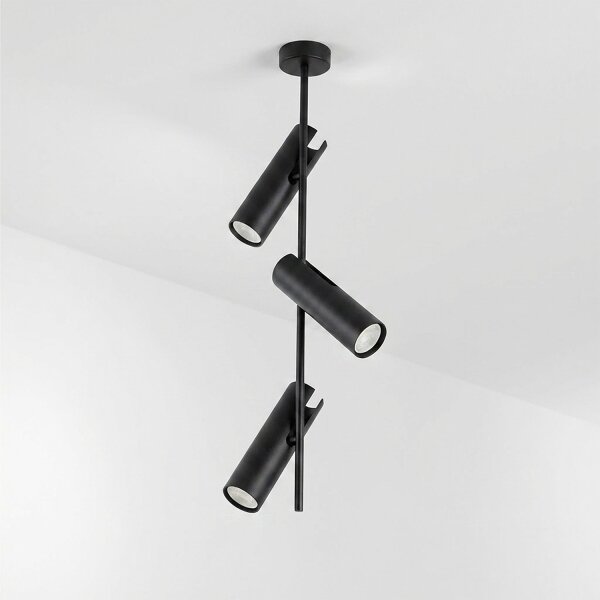 Brilagi - Lampadario a stelo LED RGBW dimmerabile BRANCH 3xGU10/6,5W/230V nero