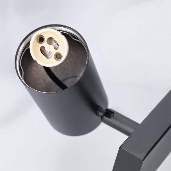 Brilagi - Lampadario LED RGBW dimmerabile sospeso su cavo SELE 4xGU10/6,5W/230V nero