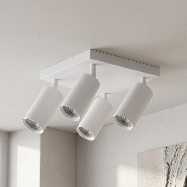 Brilagi - Faretto LED RGBW dimmerabile SELE SQUARE 4xGU10/6,5W/230V bianco