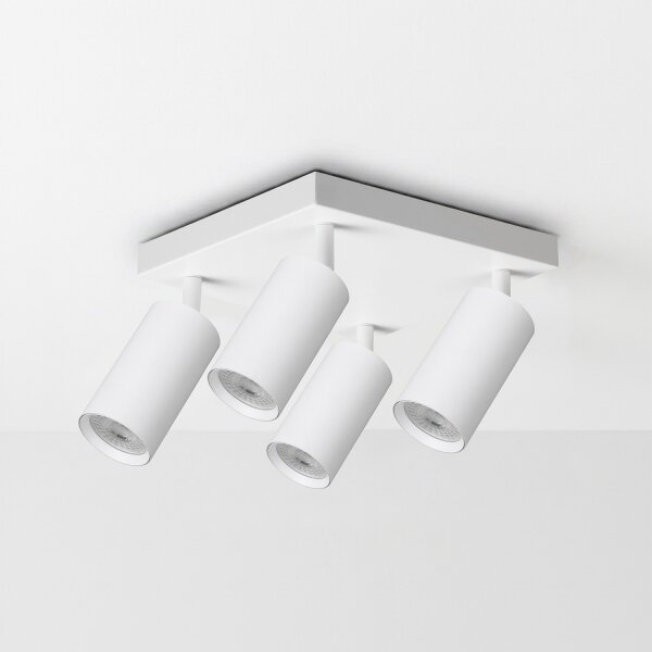 Brilagi - Faretto LED RGBW dimmerabile SELE SQUARE 4xGU10/6,5W/230V bianco