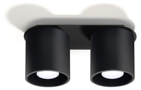 Plafoniera da soffitto in acciaio 2xGU10 ORBIS 2 in Alluminio