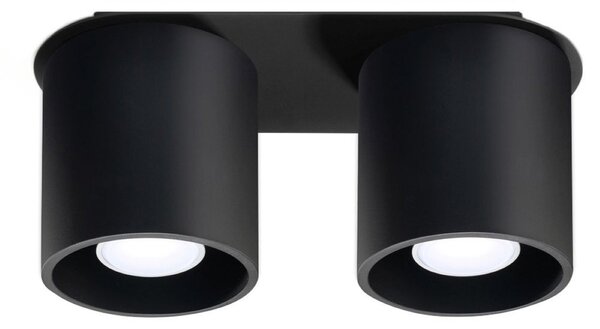 Plafoniera da soffitto in acciaio 2xGU10 ORBIS 2 in Alluminio
