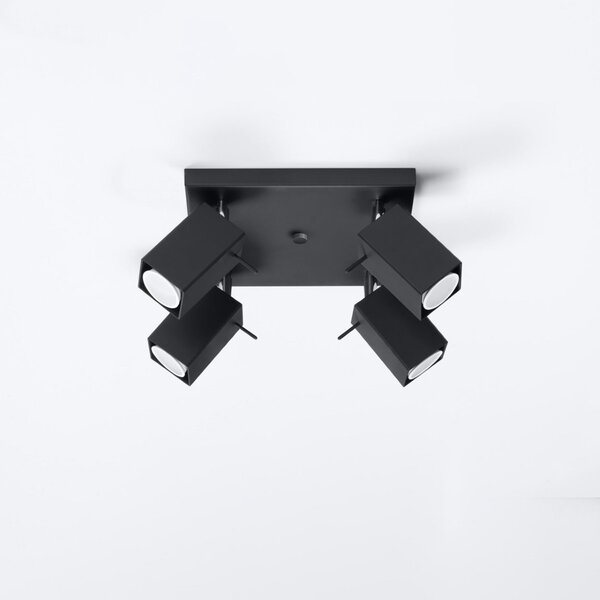 Lampada da soffitto 4xGU10 MERIDA 4 Orientabile in Acciaio