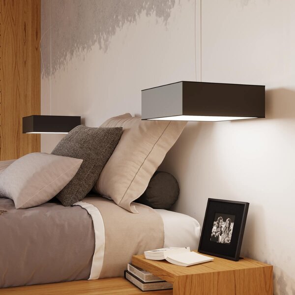 Plafoniera da Soffitto Quadrata 4xE27 HORUS 55x55 cm in PVC