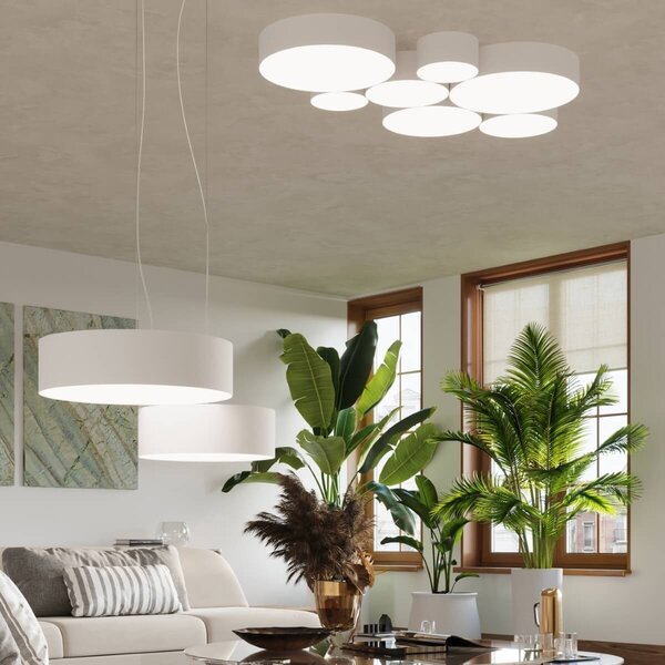 Plafoniera da Soffitto Tonda 4xE27 ARENA 55 in PVC