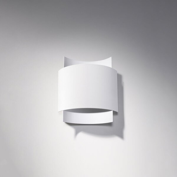 Applique da Parete IMPACT G9 in Acciaio per interni Colore Bianco