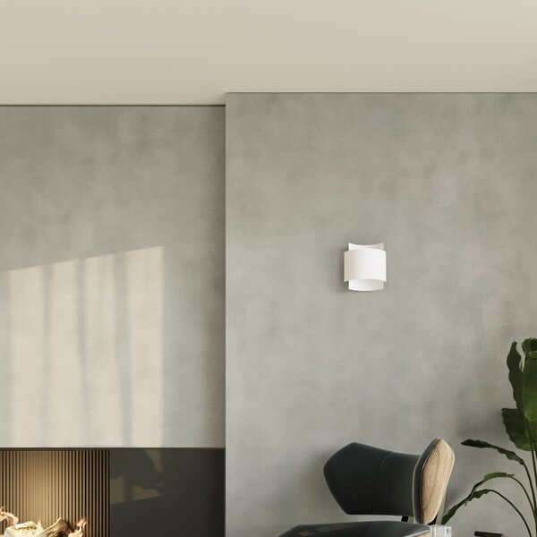 Applique da Parete IMPACT G9 in Acciaio per interni Colore Bianco