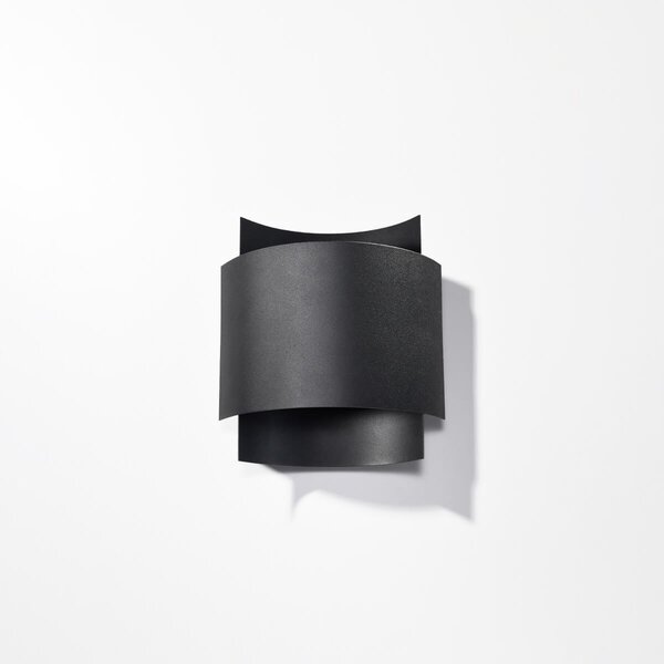 Applique da Parete IMPACT G9 in Acciaio per interni Colore Nero
