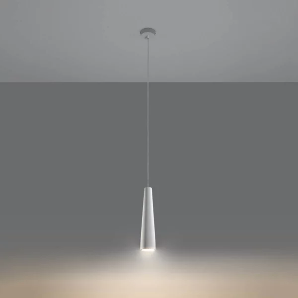 Lampada a Sospensione ELECTRA GU10 in Ceramica Bianca
