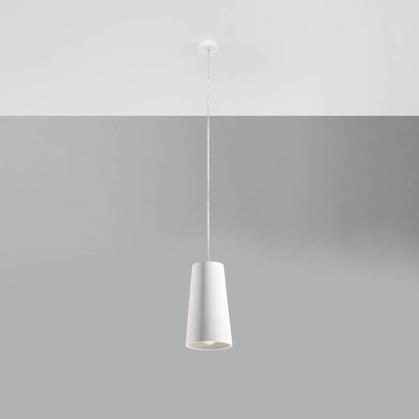 Lampada a Sospensione GULCAN E27 in Ceramica Bianca