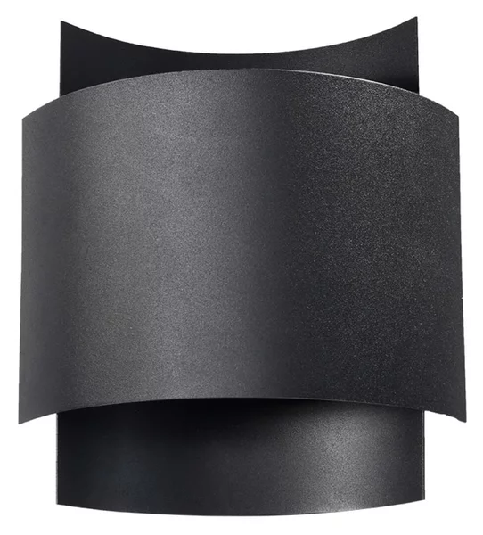 Applique da Parete IMPACT G9 in Acciaio per interni Colore Nero
