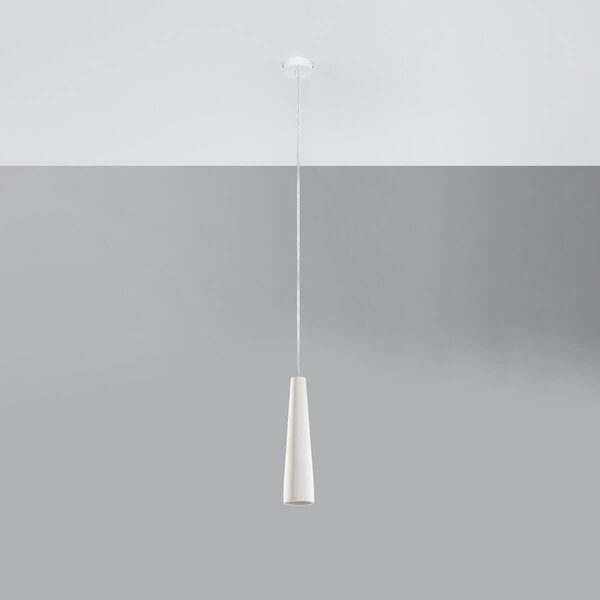 Lampada a Sospensione ELECTRA GU10 in Ceramica Bianca