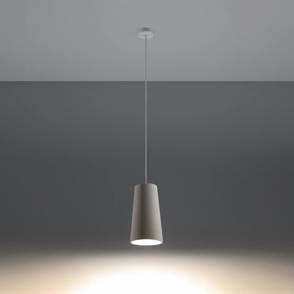Lampada a Sospensione GULCAN E27 in Ceramica Bianca