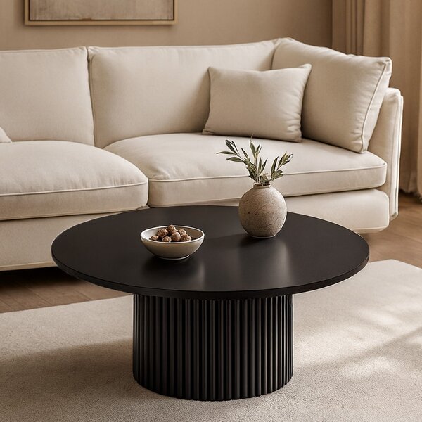 Tavolino Rotondo - Riffel Black