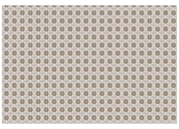 Carta da parati – Ornamenti floreali marroni