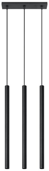 Lampadario a Sospensione 3xG9 PASTELO 3 in Acciaio