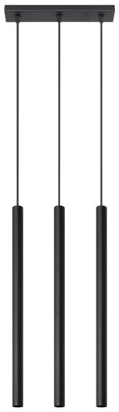 Lampadario a Sospensione 3xG9 PASTELO 3 in Acciaio