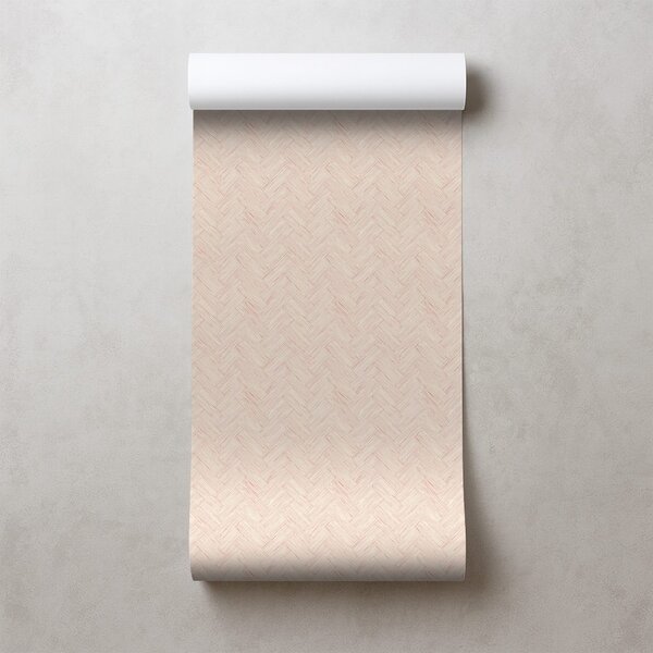 Carta da parati – Elegante texture beige intrecciata
