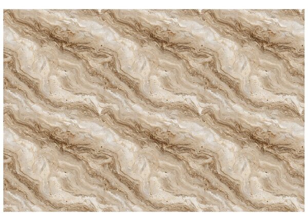 Carta da parati – Motivo marmo beige naturale