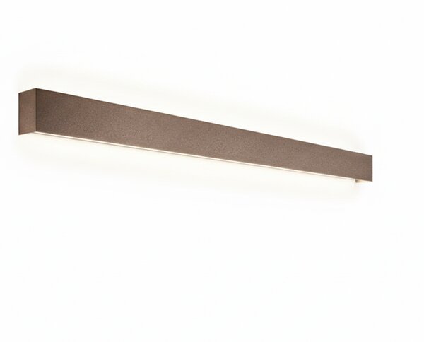 Applique Minimal Rummo Metallo Marrone Metalizzato Led 14W 3000K