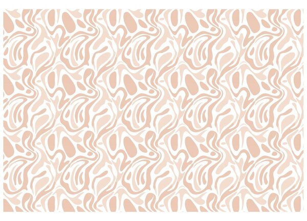Carta da parati – Onde beige organiche