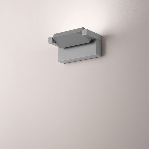 Applique Esterno Moderna Display Alluminio Gricio Led 20W Cct Ip65