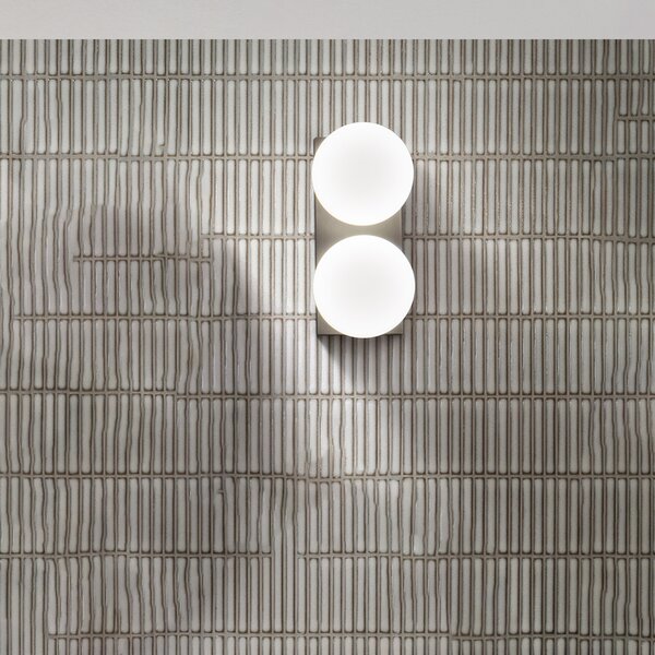 Plafoniera Moderna Dot Metallo Grigio Titanio Led 16W Ip40