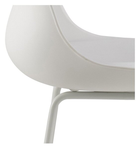 Sgabello da bar bianco (altezza della seduta 76 cm) Tina – Actona