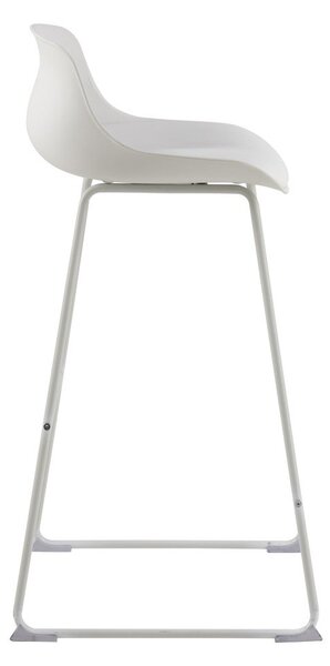 Sgabello da bar bianco (altezza della seduta 76 cm) Tina – Actona