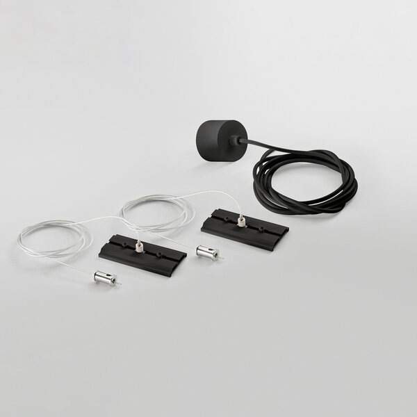 Kit Sospensione Grid Nero 200Cm
