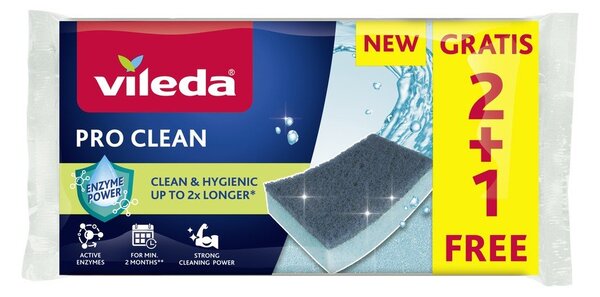 Spugne per piatti in set 9 pz Pro Clean – Vileda