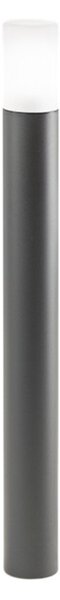 Paletto Esterno Contemporaneo Alluminio Antracite 1 Luce E27 Ip54 H90