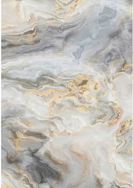 Set di tappetini per il bagno grigi/beige 2 pz 60x100 cm – Foutastic