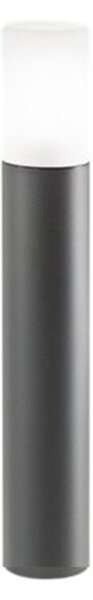 Paletto Esterno Contemporaneo Alluminio Antracite 1 Luce E27 Ip54 H60