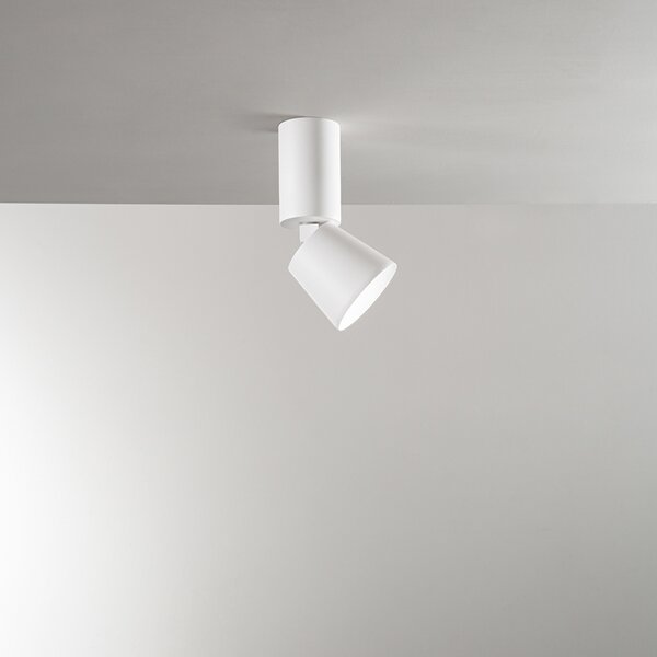 Plafoniera Moderna Kone Metallo Bianco Led 10W 3000K Ip20