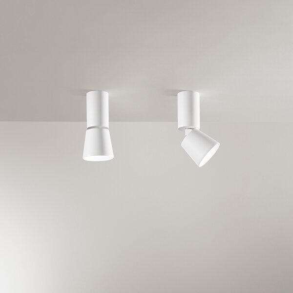 Plafoniera Moderna Kone Metallo Bianco Led 10W 3000K Ip20