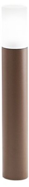 Paletto Esterno Contemporaneo Alluminio Corten 1 Luce E27 Ip54 H60