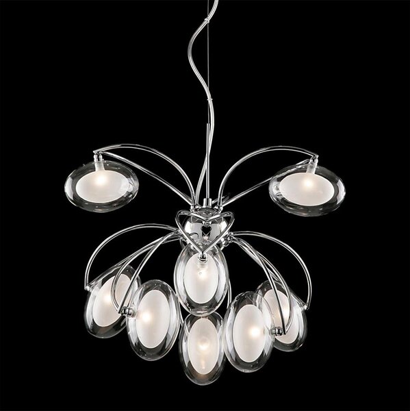 Prezent 69039 - PENELOPA Lampadario 9xG4/20W/230V