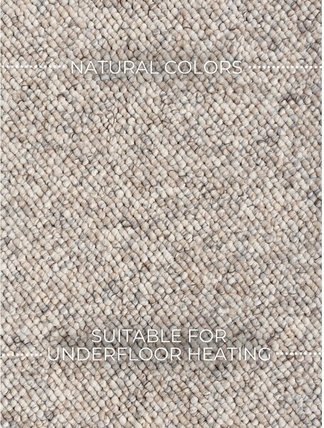 Passatoia grigia/color crema lavabile 80x240 cm Rocco Dark Cream – Elle Decoration