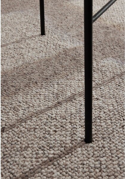 Passatoia grigia/color crema lavabile 80x240 cm Rocco Dark Cream – Elle Decoration