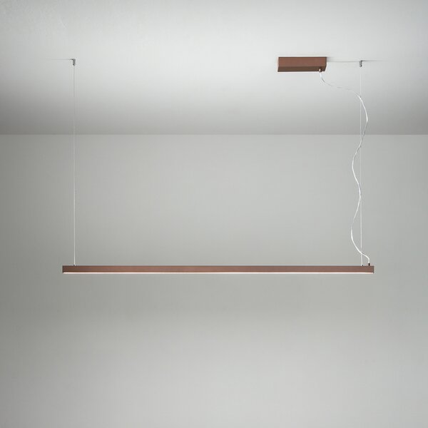 Sospensione Moderna Link Metallo Marrone Led 45W Dimmetabile Ip20