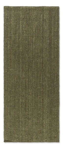 Passatoia color kaki in iuta 80x200 cm Bouclé – Hanse Home