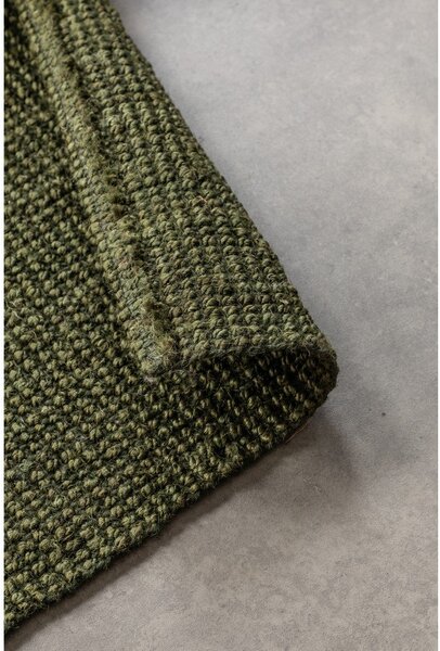 Passatoia color kaki in iuta 80x200 cm Bouclé – Hanse Home