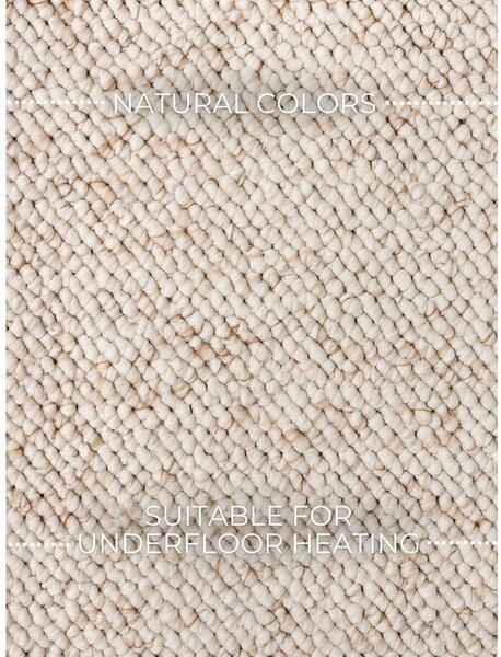 Passatoia color crema lavabile 80x240 cm Rocco Cream – Elle Decoration
