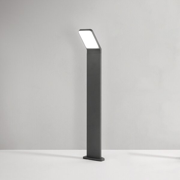 Paletto Esterno Moderno Path Alluminio Antracite Led 12W 3000K Ip65